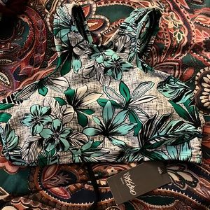 Massimo swim suit top. Size small, new with tags.